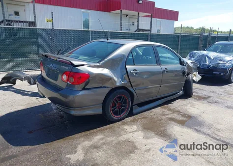 2006 Toyota Corolla S из США, поврежденный, VIN 2T1BR32E06C700043